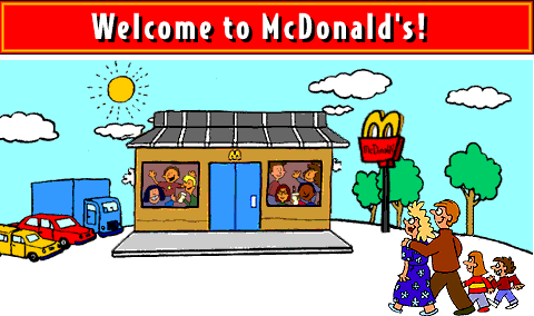 The McDonald's website in 1996