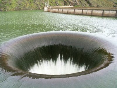 Largest drain hole in the world
